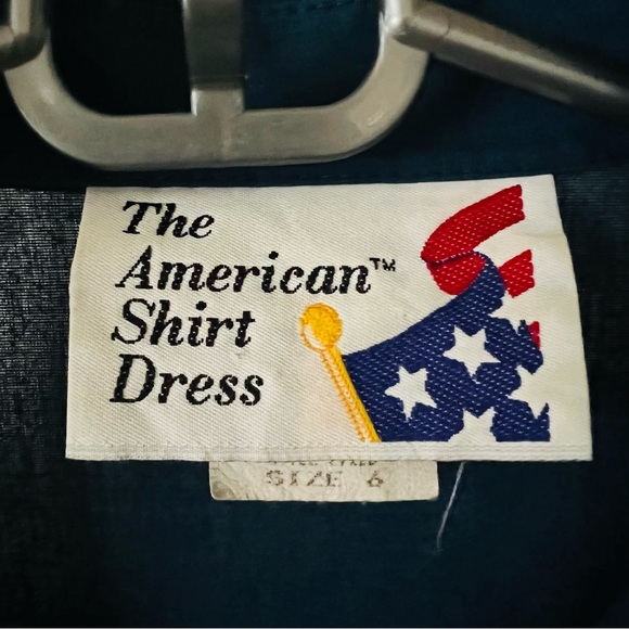 VINTAGE • The American Shirt Dress • flared shirtdress‎ - Picture 4 of 8